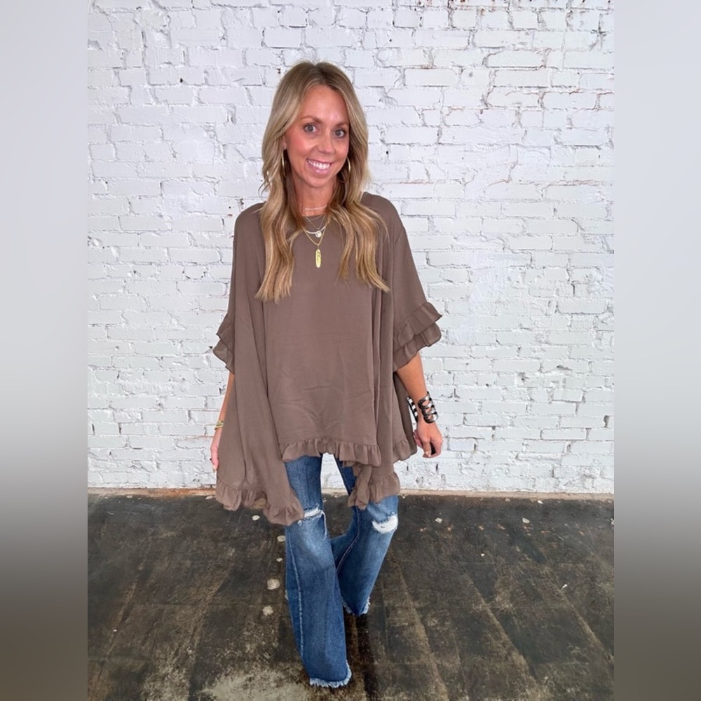 Enchanted melody Top- mocha